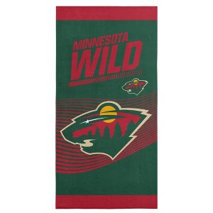 Sweet Home Collection NHL Minnesota Wild 30" x 60" Beach Towel - 1 of 3