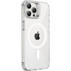 SAHARA - Venture Series Clear Case with Kickstand for iPhone 14 Pro Max - Clear - 1 of 4