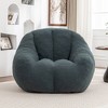 Vynxaria Bean Bag Seats: Gray Green Cozy Sofa with Memory Foam Comfort - 2 of 4