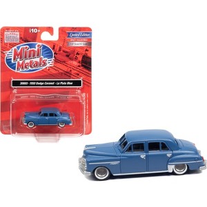 1950 Dodge Coronet La Plata Blue 1/87 (HO) Scale Model Car by Classic Metal Works - 1 of 3