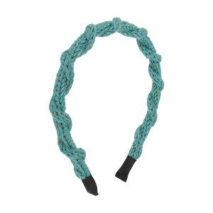 Unique Bargains Women's Colorful Cable Knit Headband 1 Pc - 1 of 4