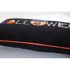 13"x24.5" Indoor Happy Halloween Black Rectangular Throw Pillow Cover - Pillow Perfect: Weather-Resistant, Woven Polyester, Zippered - 3 of 4