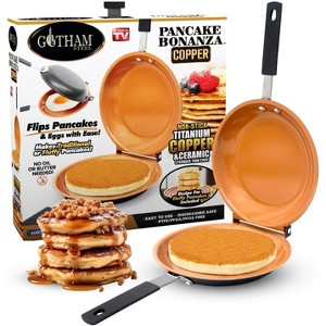 Gotham Steel Nonstick Double Side Frying Pan Pancake Maker - 1 of 3