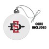 San Diego State University Primary Logo Acrylic Christmas Tree Holiday Ornament - 3 of 4