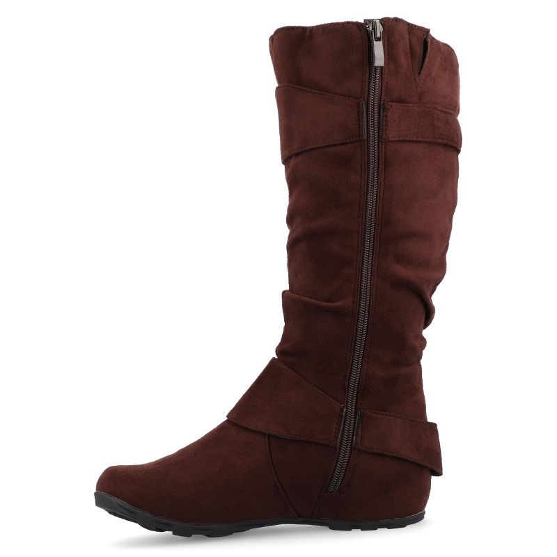 Journee Collection Womens Jester-01 Hidden Wedge Riding Boots, 3 of 11