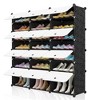 Shoe Rack, 7-Tier Portable Shoe Storage Organizer – DIY Multi-Purpose Cube Shelf Stand for Heels/Boots/Slippers (40×30×30) - 2 of 4