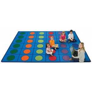 Carpets for Kids Seating Circles Learning Rug, 7' 6" X 12' Rectangle, Seats 30 - 1 of 4