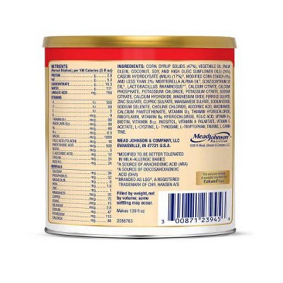 nutramigen formula target