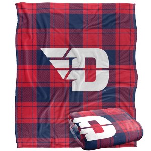 University Of Dayton Campus Plaid Spirit Silky Touch Super Soft Throw Blanket 50x60 - 1 of 4