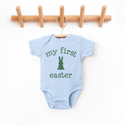 The Juniper Shop Bunny First Easter Baby Bodysuit