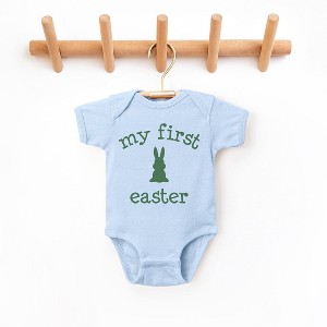 The Juniper Shop Bunny First Easter Baby Bodysuit - 1 of 2