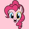 Girl's My Little Pony Pinkie Pie Face T-Shirt - 2 of 4