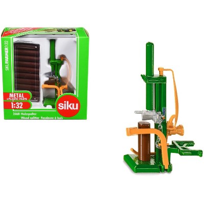 Posch Wood Splitter Green with Logs 1/32 Diecast Model by Siku
