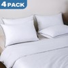 Itopfox Standard Size Pillows Set of 4 - Cooling Supportive Hotel Pillows with Premium Soft Down Alternative Fill for Side Stomach and Back Sleepers - 2 of 4