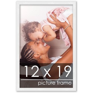 PosterPalooza | 12x19 Wood Frame with UV Acrylic, 6 Finishes: Black, White, Bronze, Silver, Wood, Mahogany - 1 of 4