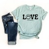 Simply Sage Market S.W.Smiley Love Smile Short Sleeve Tee - 3 of 4