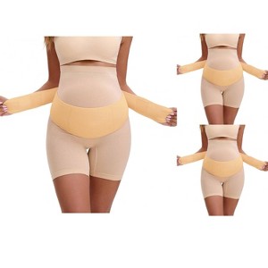 INSPIRE CHIC 3 Packs Women's Maternity Belly Bands-Soft and Breathable Support Band, Adjustable Belt - 1 of 4
