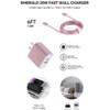 Emerald 2 Port Wall Adapter and 6FT Type C Cable - 4 of 4