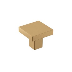 Amerock Monument Modern Square Cabinet Knob 1 in. Champagne Bronze 6 pk - 1 of 1