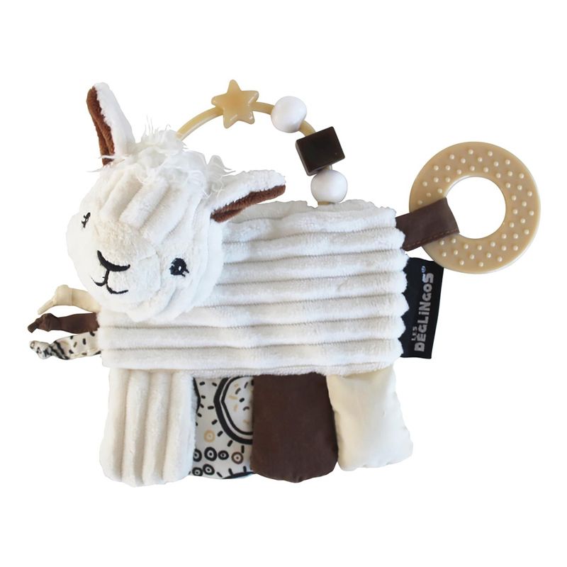 TriAction Toys Les Deglingos Baby Activity Rattle | Muchachos the Llama, 1 of 2