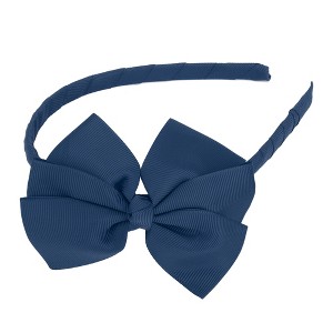 Unique Bargains Girl's Non-slip Fashion Bowknot Headband 0.35" Wide 1 Pc - 1 of 4