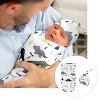 Sweet Jojo Designs Boy Newborn Baby Layette Gift Set Mod Dinosaur Blue and Green 8pc - 2 of 4