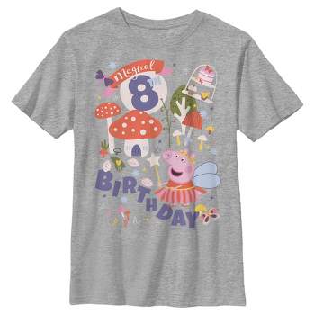 Boy's Peppa Pig Magical 8th Birthday T-Shirt