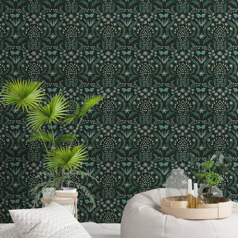 Tempaper &#38; Co. 56 sq ft Scandi Floral Peel and Stick Wallpaper English Garden, 2 of 10