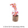 Unique Bargains Artificial Plants Golden Plum Blossom in Cloth Pot Plastic 4.72"x4.72"x11.42" 1 Pcs - 3 of 4