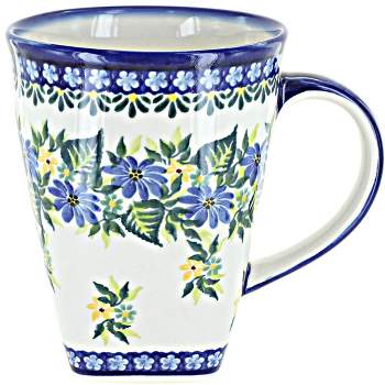 Blue Rose Polish Pottery 316 Kalich Large Mug