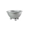 Hammered Bowl Silver Metal - Foreside Home & Garden - 4 of 4
