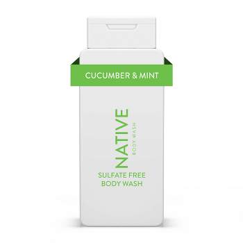 Native Body Wash - Cucumber & Mint - Sulfate Free - 18 fl oz