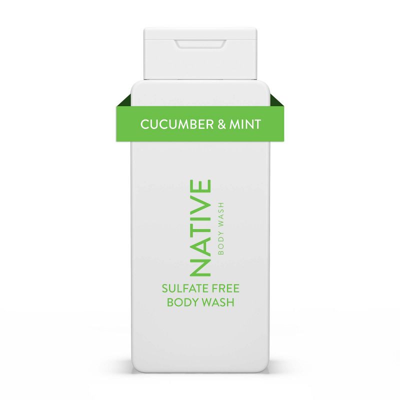 Native Body Wash - Cucumber &#38; Mint - Sulfate Free - 18 fl oz, 1 of 15