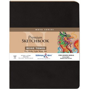 Stillman & Birn Nova Series - Softcover Sketchbook - Portrait 8 x 10 - 150gsm Beige Paper - 1 of 1