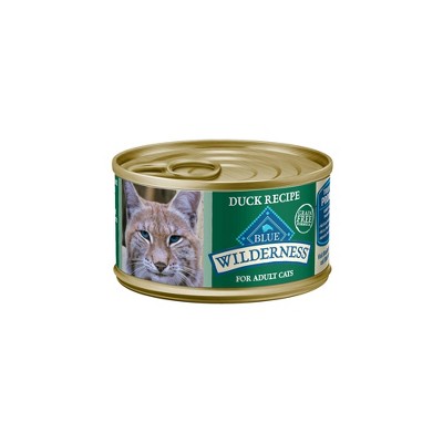 Blue Buffalo Wilderness Grain Free Premium Wet Cat Food Duck Recipe - 3oz