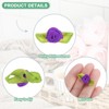 Unique Bargains Mini Ribbon Roses Fabric for Crafts Wedding 100 Pcs - 2 of 4