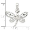 Black Bow Jewelry Sterling Silver 24mm Polished Dragonfly Pendant - 4 of 4
