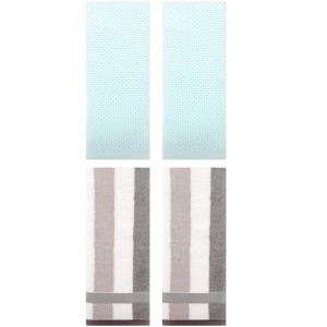 REGALWOVEN 4 Pcs Bathroom Hotel and Spa Waffle Cotton Hand Towels - 1 of 4