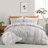Peace Nest Tufted Clipped Jacquard Geometric Duvet Cover & Pillowcase Set - 3 of 4