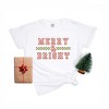 Simply Sage Market Women's Merry and Bright Checkered Short Sleeve Garment Dyed Tee - 3 of 4