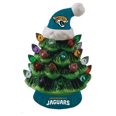 8" LED Ceramic Christmas Tree, Jacksonville Jaguars