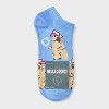 Women's Cowboy Capybara Low Cut Socks - Periwinkle/Tan 4-10 - 2 of 3