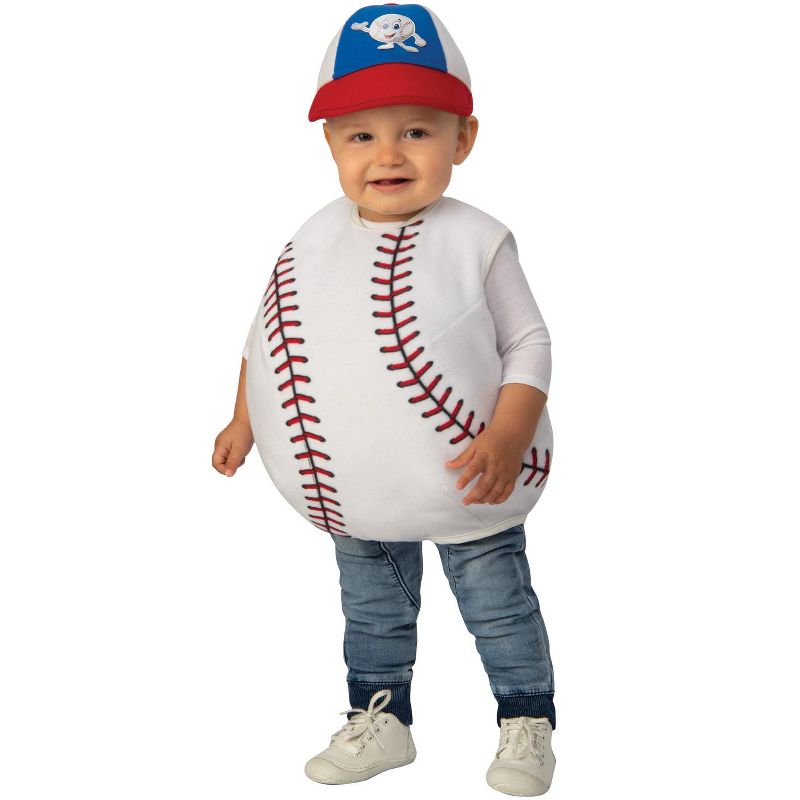 Rubie's Lil' Baseball Infant/Toddler Costume, Infant, 1 of 2
