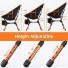 Sportneer Camping Chairs, Lightweight Outdoor Chairs Height Adjustable with 2 Side Pockets & Storage Bag (2, Orange) - 2 of 4