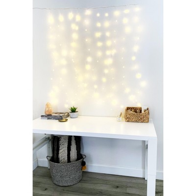 Perfect Holiday 120 LED Curtain String Fairy Light Warm White