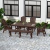 WestinTrends 6 Piece Outdoor Patio Dining Table and Armchair Dining Bench Set - 2 of 3