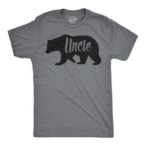 Mens Uncle Bear T Shirt Funny Shirt for Men Gift for Amazing Brother Graphic - Crazy Dog Men's T Shirt - 1 of 4