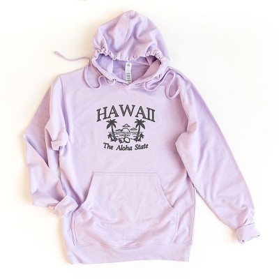 Simply Sage Market Women's Graphic Hoodie Embroidered Hawaii The Aloha State