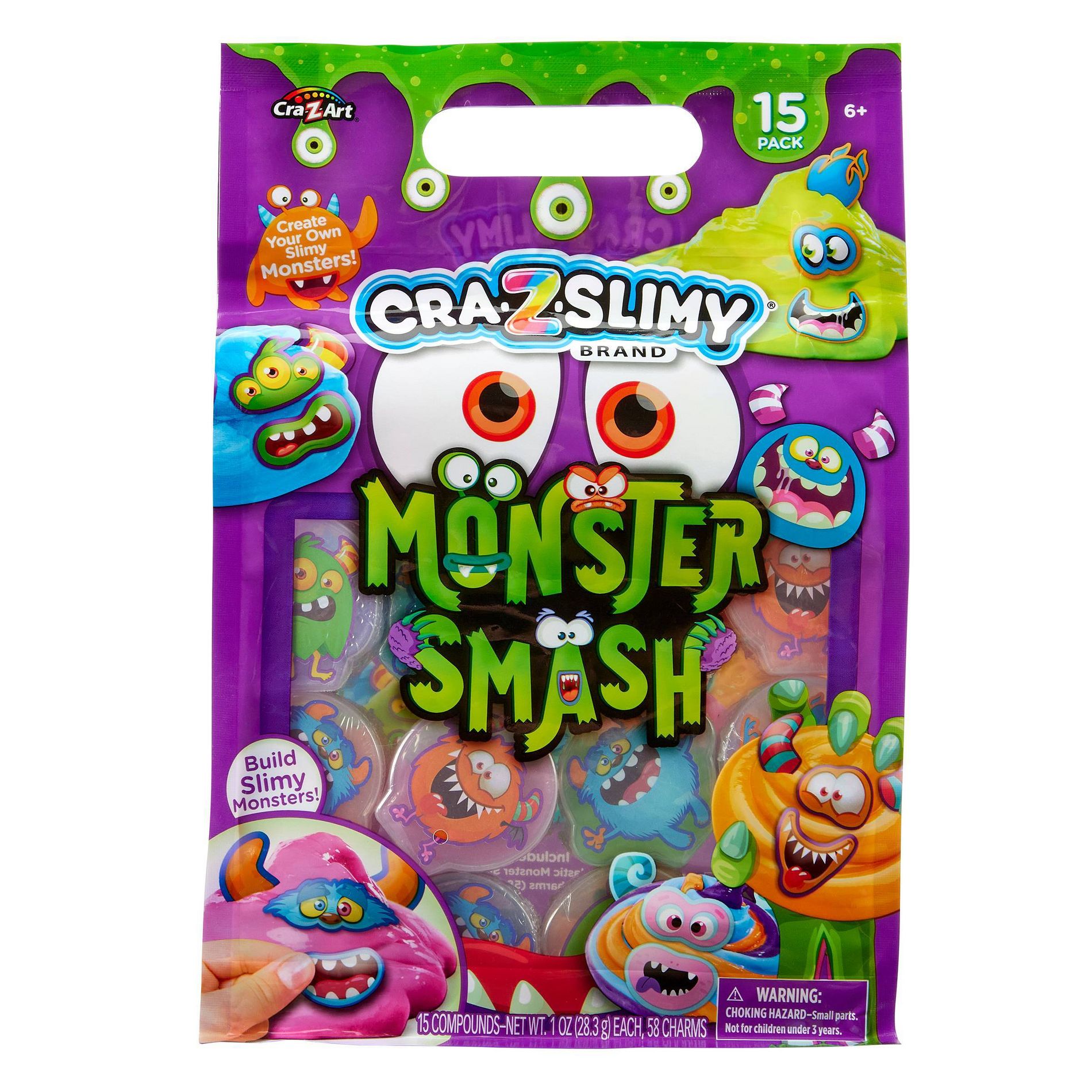 Cra-Z-Slimy Halloween Monster Smash Party - 15pk