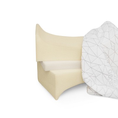 Bluestone Contoured Memory Foam Leg Pillow - White : Target